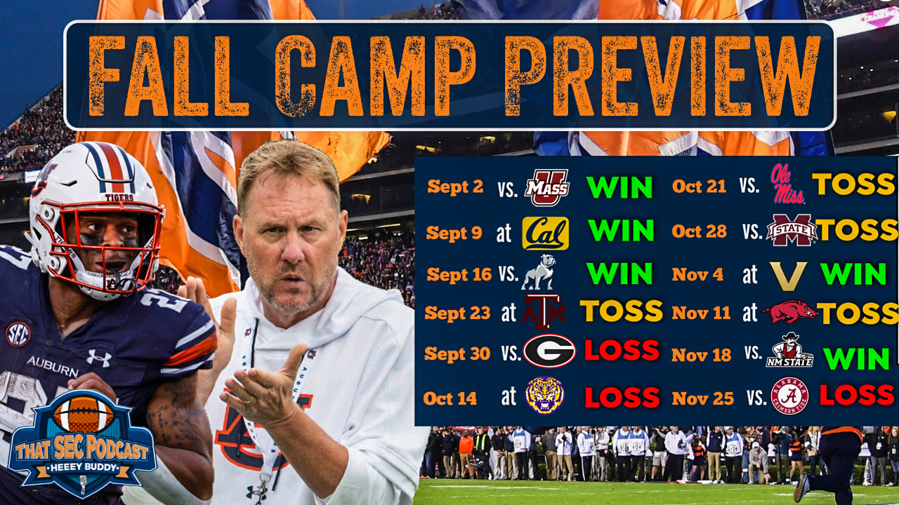 Auburn Tigers 2023 Fall Camp Preview, Schedule Breakdown & Record